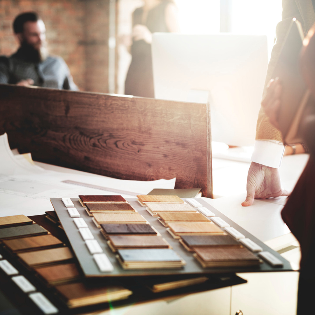 Presentations, samples and meetings with clients