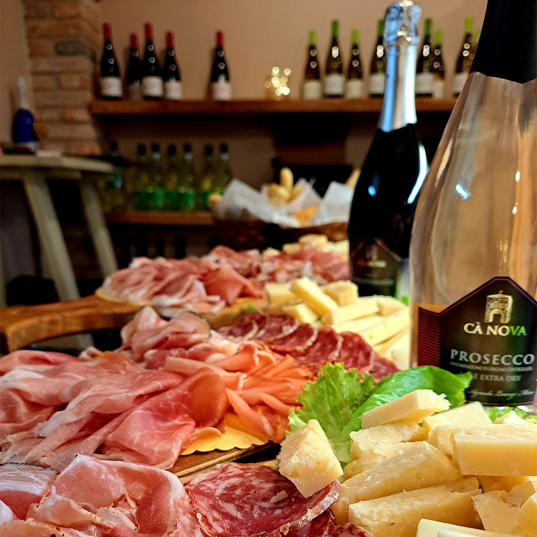 cold cuts and cheese platters